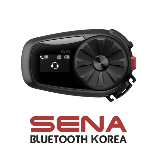 세나 5S 싱글팩, 모터사이클 블루투스 5 헤드셋, HD 스피커, 오디오 멀티태스킹, 5S-10